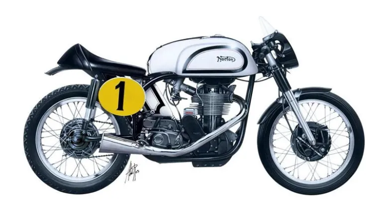 Italeri 4602Norton Manx 500cc 1951, Bausatz, 1:9