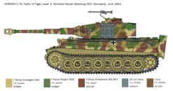 Italeri 6754Pz.Kpfw. VI Tiger I Ausf. E späte Produktion, Bausatz, 1:35