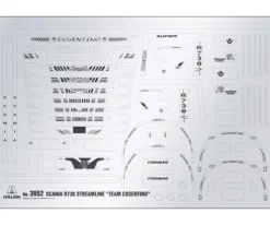 Italeri 3952SCANIA R730 Streamline Show Truck, Plastikbausatz, 1:24