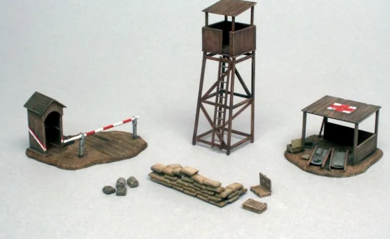 Italeri 61301:72 Schlachtfeld-Gebäude