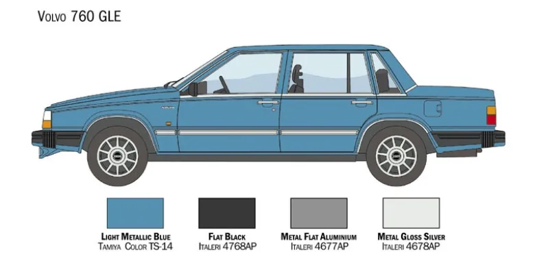Italeri 3623Volvo 760 GLE, Bausatz, 1:24