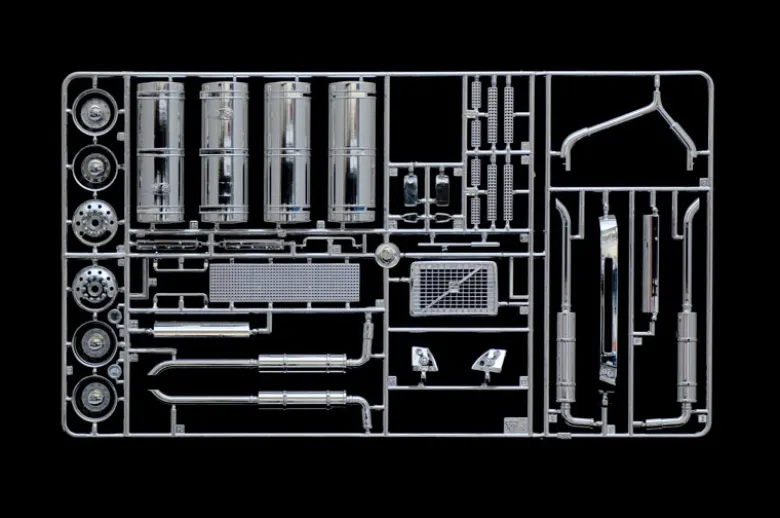 Italeri 3892Volvo VN 780 Zugmaschine (3Achs), Bausatz, 1:24