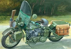 Italeri 7401WLA 750 US Military Motorcycles 1:9 Bausatz