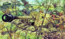 Italeri 6096WWII dt. Panzerabwehrkanone Pak 40, Bausatz, 1:72