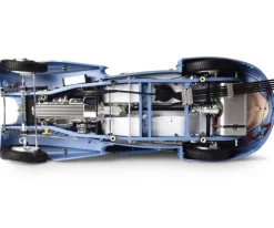 IXO 520010108Bugatti 57 SC Metall Standmodellbausatz - 515 Teile Hochdetaillierter Standmodellbausatz mit Lichtfunktion