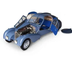 IXO 520010108Bugatti 57 SC Metall Standmodellbausatz - 515 Teile Hochdetaillierter Standmodellbausatz mit Lichtfunktion