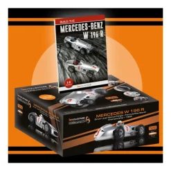 IXO 520010118Mercedes W196 Fangio #8 1:8 Standmodellbausatz 451 Teile - Hochdetailliert mit Sound