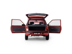 IXO 520010121Peugeot 205 GTI Rot, 1:8 Standmodellbausatz 720 Teile - Hochdetailliert mit Licht & Sound