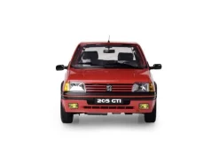 IXO 520010121Peugeot 205 GTI Rot, 1:8 Standmodellbausatz 720 Teile - Hochdetailliert mit Licht & Sound