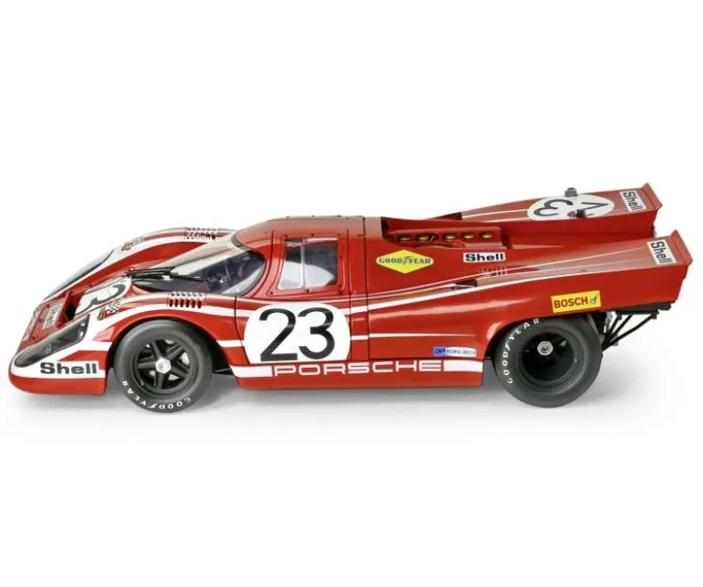IXO 520010119Porsche 917KH #23 Salzburg, 1:8 Standmodellbausatz 839 Teile - Hochdetailliert mit Licht & Sound