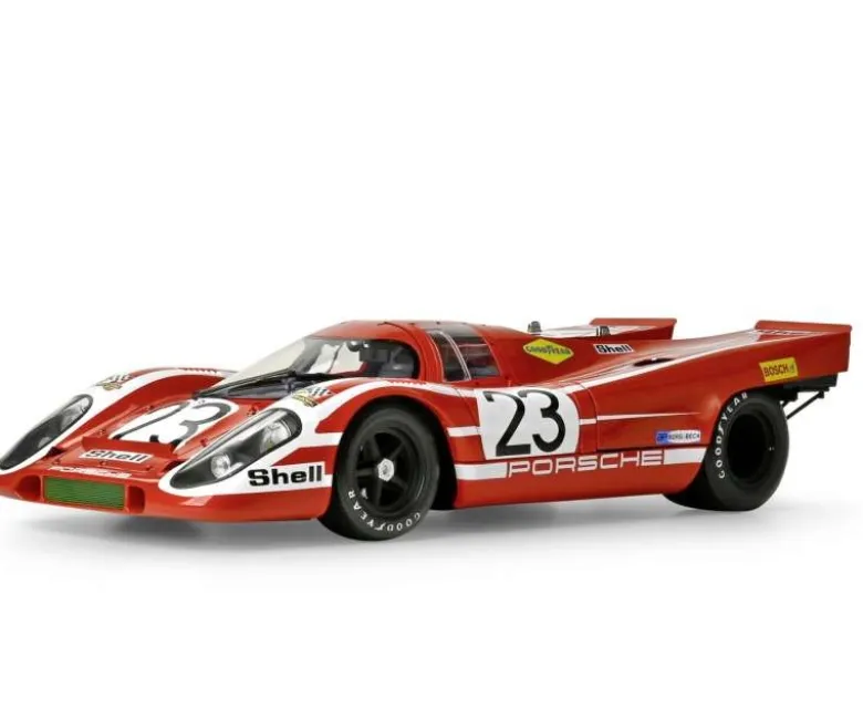 IXO 520010119Porsche 917KH #23 Salzburg, 1:8 Standmodellbausatz 839 Teile - Hochdetailliert mit Licht & Sound