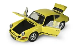 IXO 520010115Porsche 911 RS 2.7 Gelb/Schwarz 1:8 Standmodellbausatz 713 Teile - Hochdetailliert mit Licht & Sound