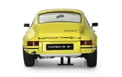 IXO 520010115Porsche 911 RS 2.7 Gelb/Schwarz 1:8 Standmodellbausatz 713 Teile - Hochdetailliert mit Licht & Sound