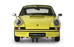 IXO 520010115Porsche 911 RS 2.7 Gelb/Schwarz 1:8 Standmodellbausatz 713 Teile - Hochdetailliert mit Licht & Sound