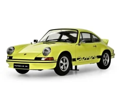 IXO 520010115Porsche 911 RS 2.7 Gelb/Schwarz 1:8 Standmodellbausatz 713 Teile - Hochdetailliert mit Licht & Sound