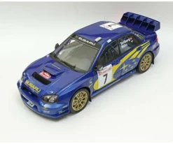IXO 520010110Subaru Impreza Rally MC 2003 1:8 Metall Standmodellbausatz 859 Bauteile - Hochdetailliert mit Licht & Sound