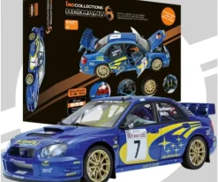 IXO 520010110Subaru Impreza Rally MC 2003 1:8 Metall Standmodellbausatz 859 Bauteile - Hochdetailliert mit Licht & Sound