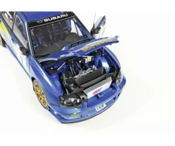 IXO 520010110Subaru Impreza Rally MC 2003 1:8 Metall Standmodellbausatz 859 Bauteile - Hochdetailliert mit Licht & Sound