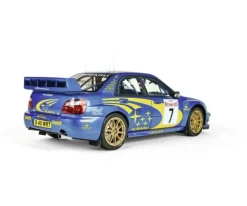 IXO 520010110Subaru Impreza Rally MC 2003 1:8 Metall Standmodellbausatz 859 Bauteile - Hochdetailliert mit Licht & Sound