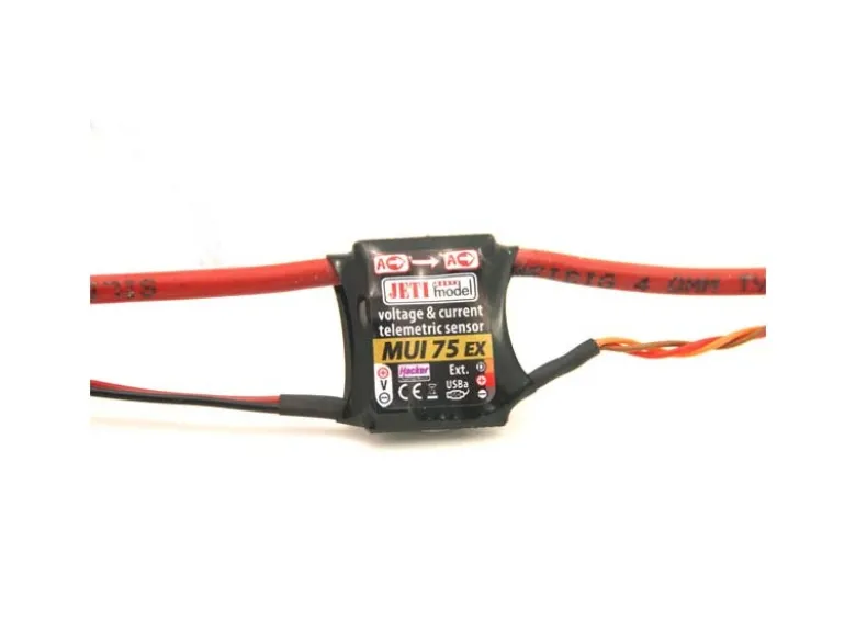 JETI Model 80001303DUPLEX 2.4EX MUI 75 Spannungs/Strom-Sensor