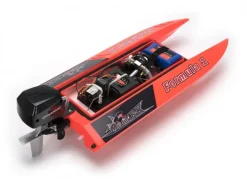 Joysway 8205V2Mad Shark F1 Boot 2.4G RTR Brushless rot mit Akku und Lader