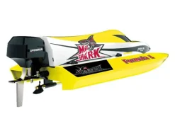 Joysway 8203V3Mad Shark V3 Mini F1 Speed Boat 2.4GHZ RTR, gelb
