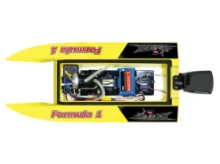 Joysway 8203V3Mad Shark V3 Mini F1 Speed Boat 2.4GHZ RTR, gelb