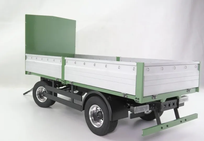 JXModel 520032-Achs Anhänger mit Pritsche 1:14
