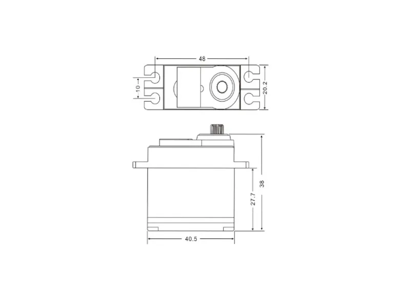 JX Servo PDI-5508MGPDI-5508MG Digitalservo Metallgetriebe 0,07sek / 8,2kg