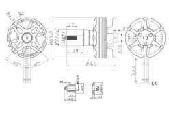 Kavan KAV30.2034Brushless Motor PRO 7025-510