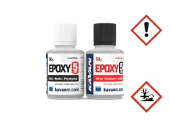 Kavan KAV9964Epoxy 5min 2K-Epoxidklebstoff 2x50g (Harz + Härter)