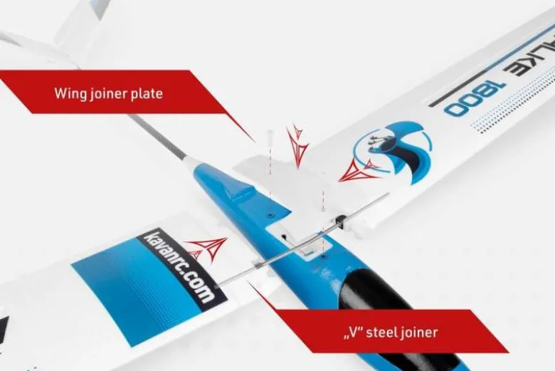 Kavan KAV02.8087Falke 1800mm ARF - blau