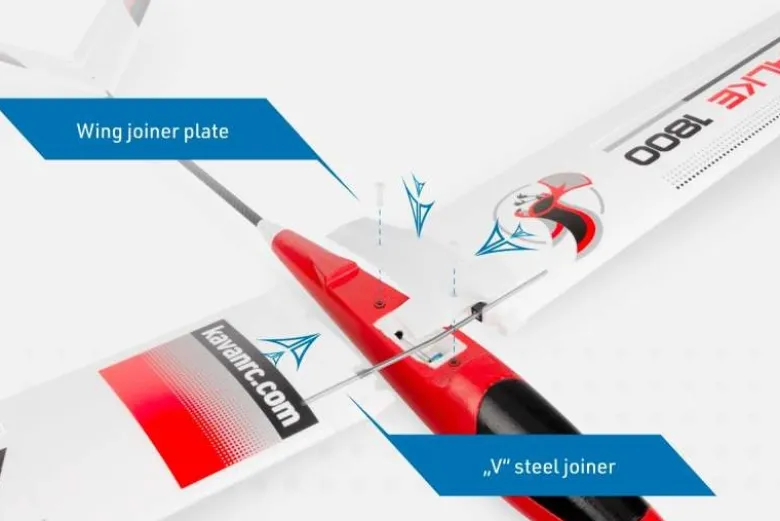 Kavan KAV02.8088Falke 1800mm ARF - rot