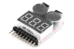 Kavan KAV38.0039LiPo-Checker 2-8S im Schrumpfschlauch - einstellbar