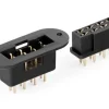 Kavan KAV36.71285MPX8 Stecker schwarz, Einbau im Flügel (1 Paar)
