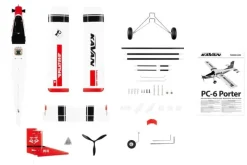 Kavan KAV02.8090Pilatus PC-6 Porter 1500mm ARF - rot