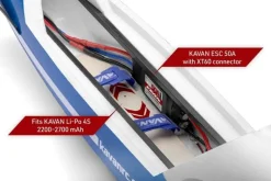 Kavan KAV02.8083Swift S-1 Segelflugzeug 2400mm ARF - rot