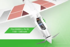 Kavan KAV02.8076V2RTFAlpha V2 Motorsegler 1500mm RTF - rot