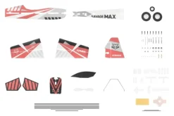 Kavan KAV02.8026V2Savage MAX V2 1080mm Kit - rot
