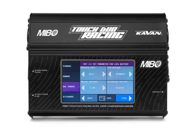 Kavan MB-4801MIBO Touch Duo Racing AC/DC 400W Ladegerät/Entlader 1-6S