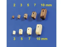 Krick 60959Blöcke Buchsbaum 10mm hell (10 Stück)