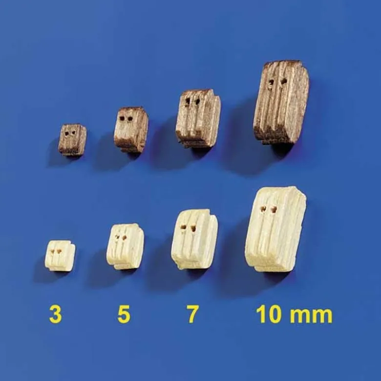 Krick 60882Doppelblöcke 5mm (10 Stück)