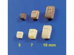 Krick 60973Dreifachblöcke Buchsbaum 10mm hell (10 Stück)