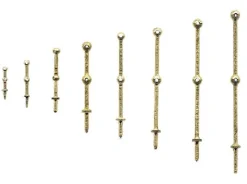 Krick 63046Relingstütze 30mm 2 Durchzüge (10 Stück)
