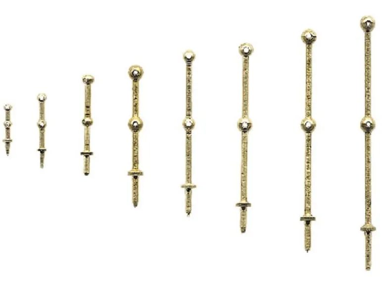 Krick 63048Relingstütze 40mm 2 Durchzüge (10 Stück)