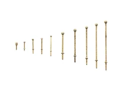 Krick 63032Relingstütze 12mm 1 Durchzug (10 Stück)