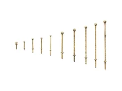 Krick 63036Relingstütze 25mm 1 Durchzug (10 Stück)
