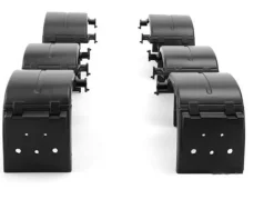 LESU 50247Euro-Kotflügel schwarz für 3-Achs LKW 1:14