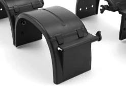 LESU 50247Euro-Kotflügel schwarz für 3-Achs LKW 1:14