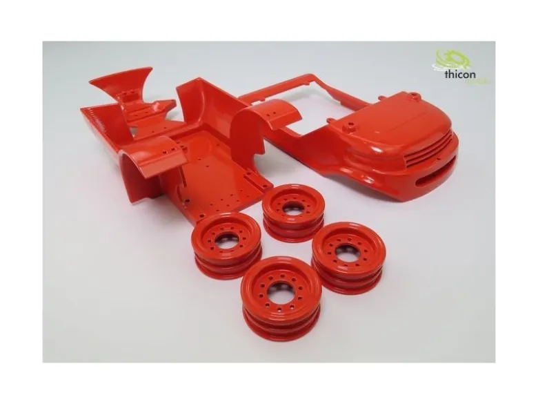 LESU 58200Gabelstapler Linde H40D Bausatz, Metall mit Hydraulik 1:14
